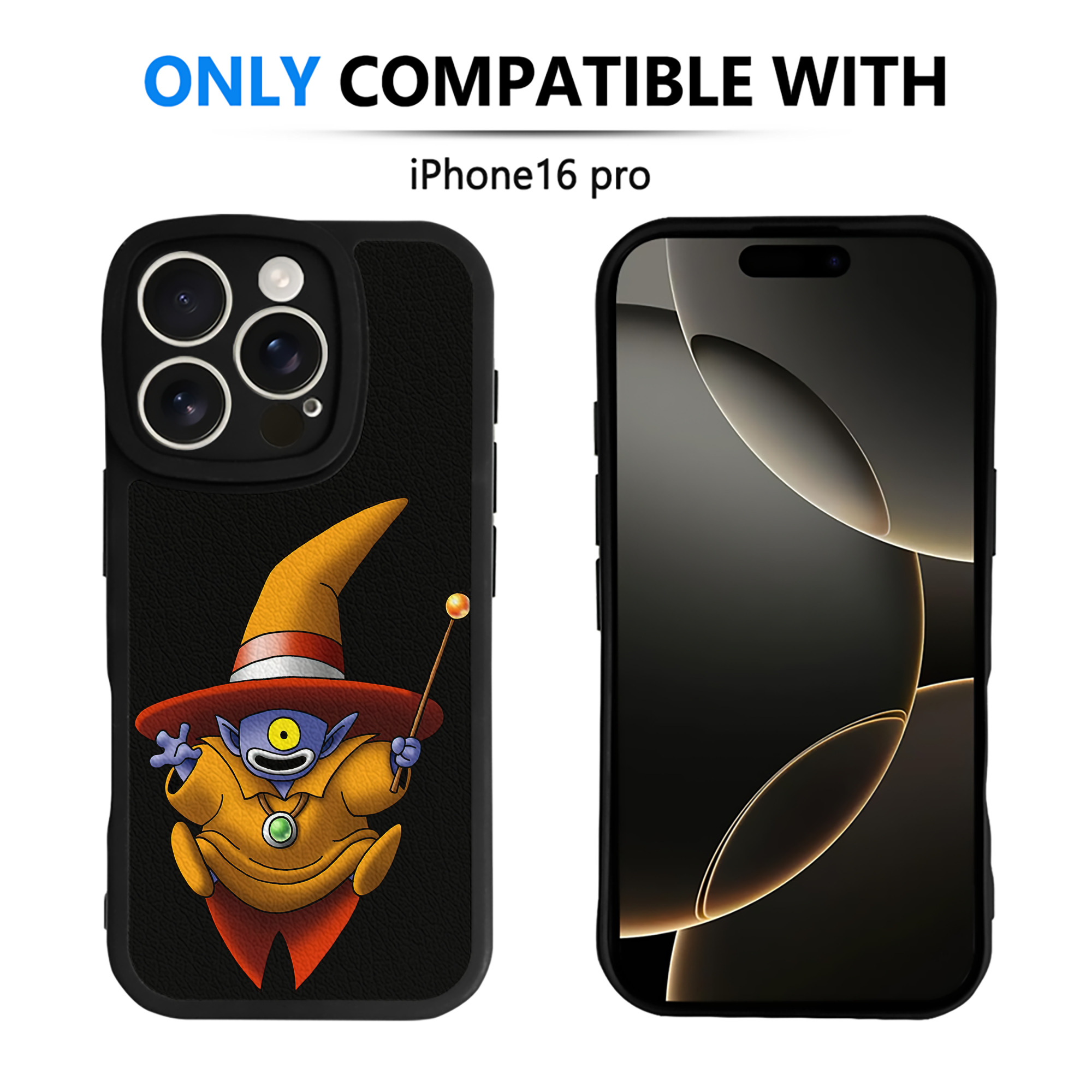 （画像用） ドラゴンクエスト Doragon Kuesuto Dragon Quest 【iPhone 16シリーズ対応】シリコンスマホケース（レザー調） 材質：シリコン